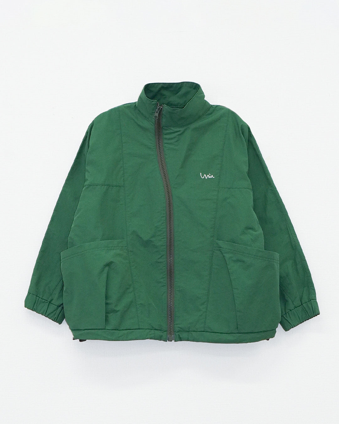 【KIDS】変形ジップブルゾン_Green