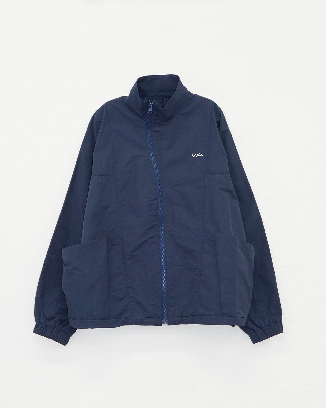【KIDS】変形ジップブルゾン_Navy