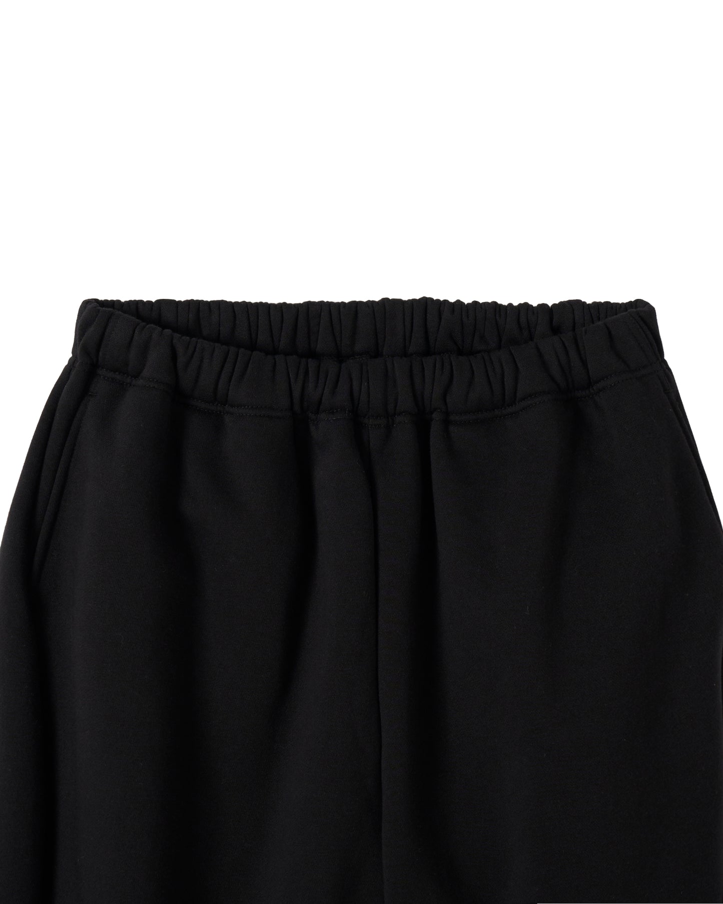 ギャザースウェットパンツ_Black