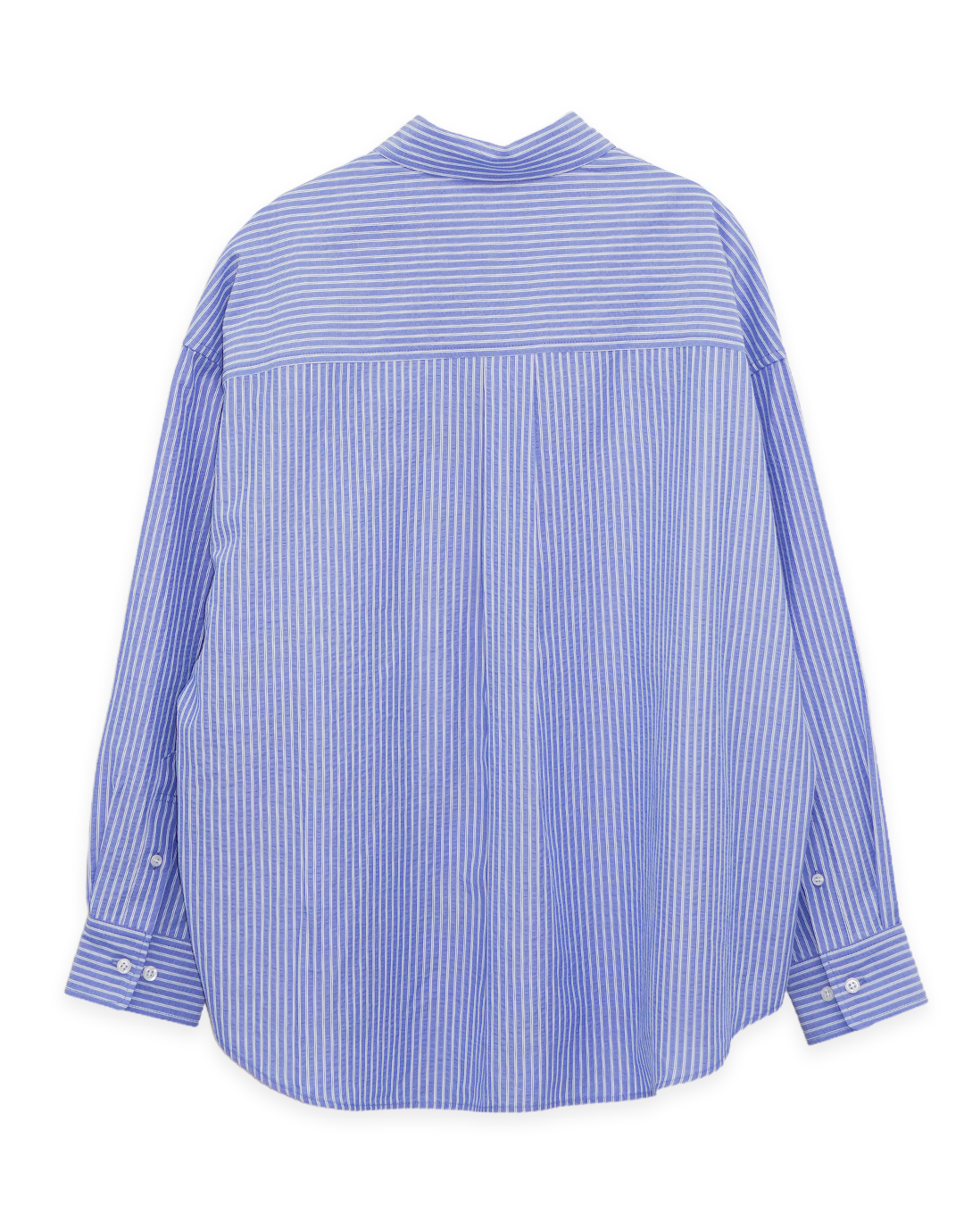 【Ｉ’ｍ ｉｎ】サニーインサイドシャツ_Blue Stripe