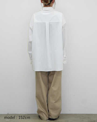 【Ｉ’ｍ ｉｎ】サニーインサイドシャツ_White