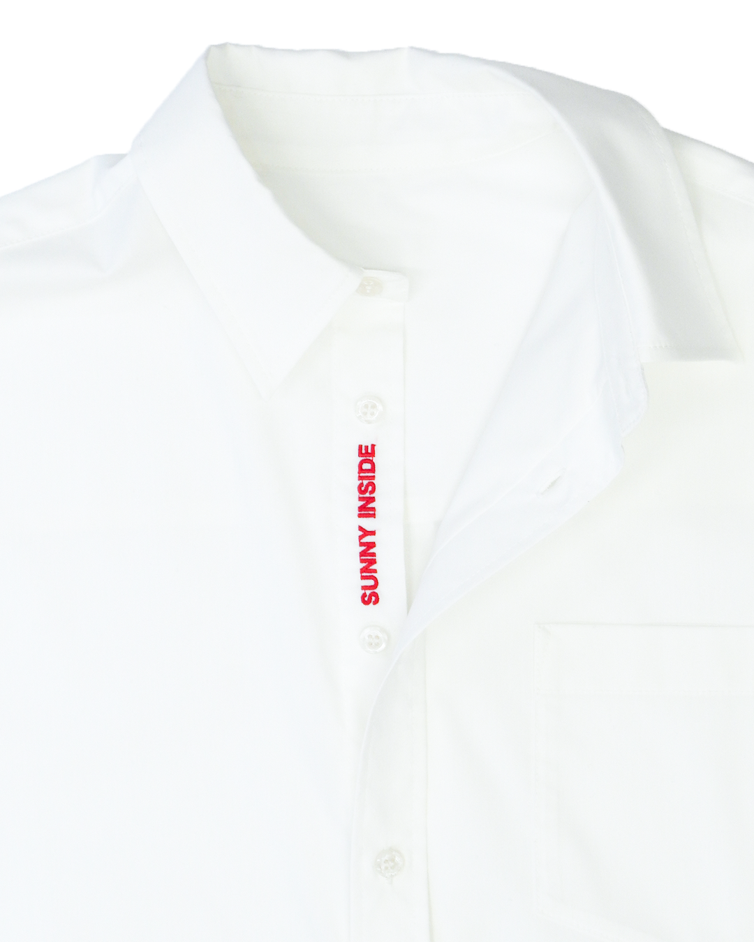 【Ｉ’ｍ ｉｎ】サニーインサイドシャツ_White