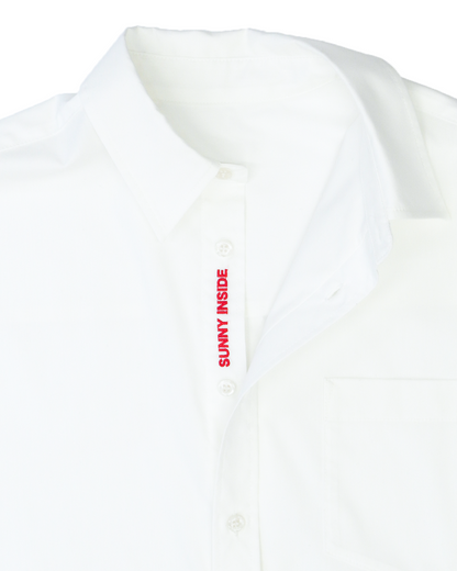 【Ｉ’ｍ ｉｎ】サニーインサイドシャツ_White