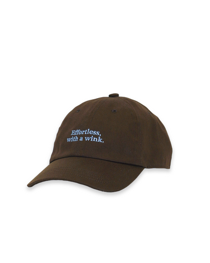 【Ｉ’ｍ ｉｎ】メッセージキャップ_Brown