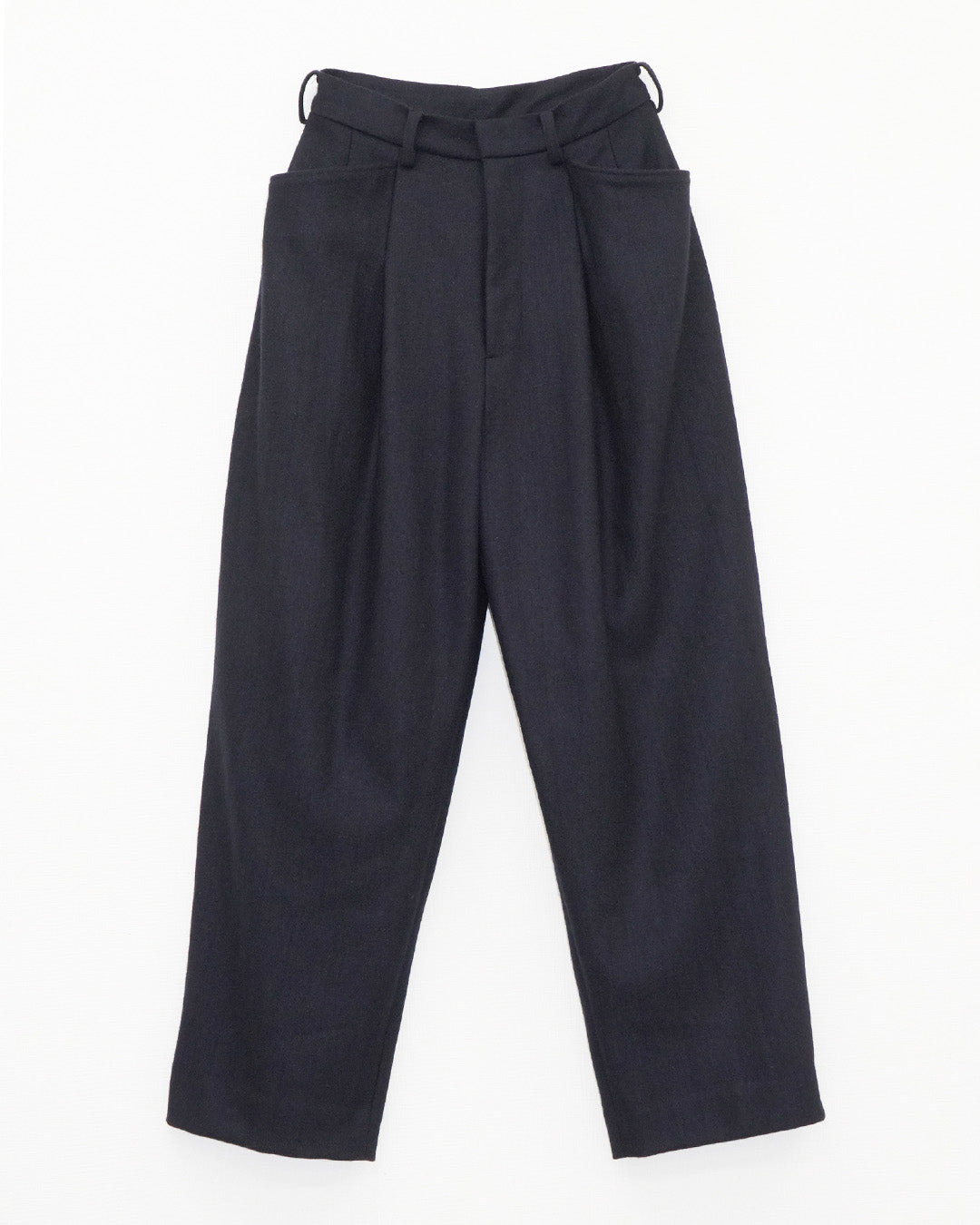 ウールブルゾン&パンツセットアップ_Navy