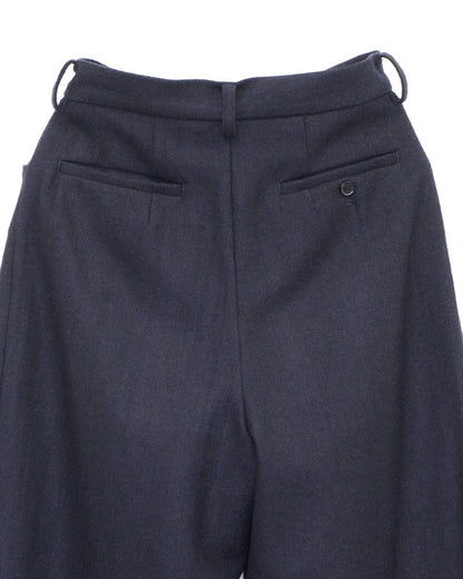 ウールブルゾン&パンツセットアップ_Navy