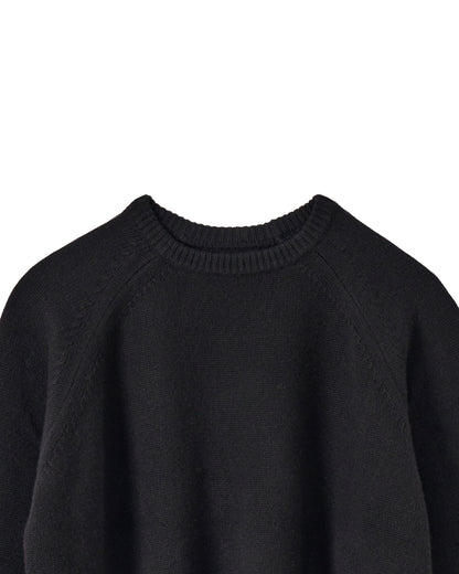 ダメージニット_Black