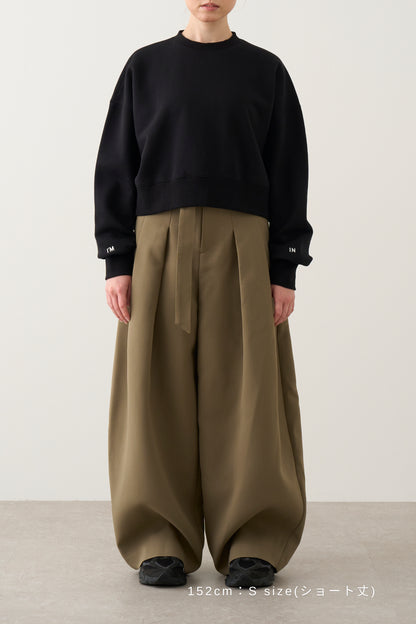 I'M IN ロゴスウェットトップス_Black