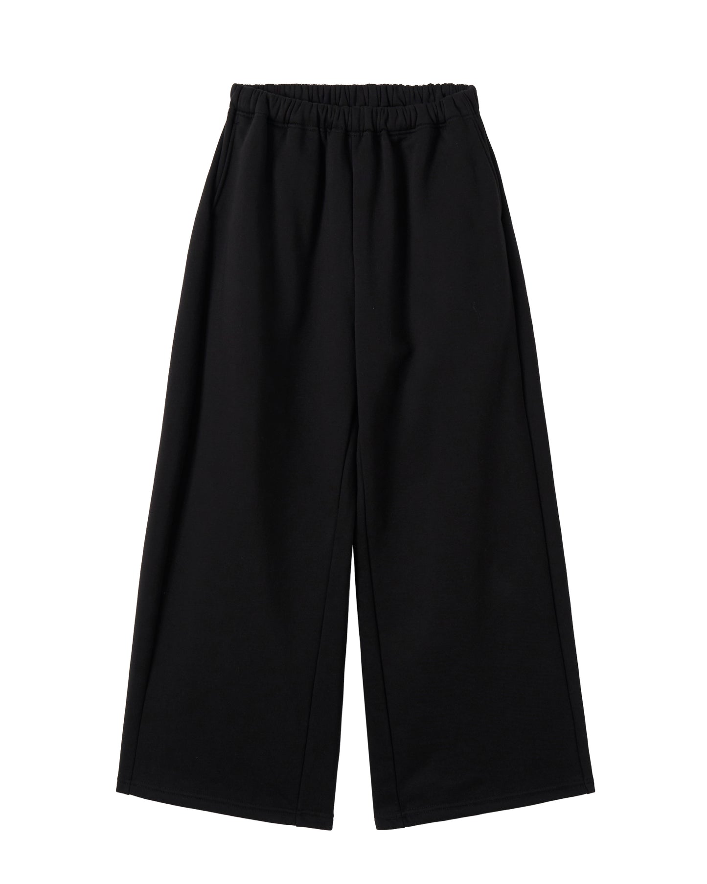 ギャザースウェットパンツ_Black