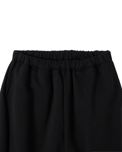 ギャザースウェットパンツ_Black