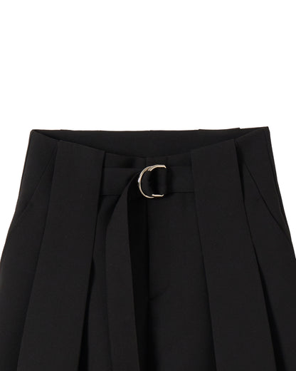 タックベルトパンツ_Black