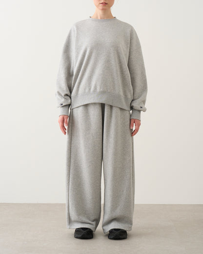 ギャザースウェットパンツ_Gray