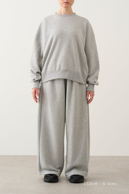 ギャザースウェットパンツ_Gray