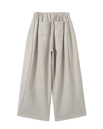 ギャザースウェットパンツ_Gray