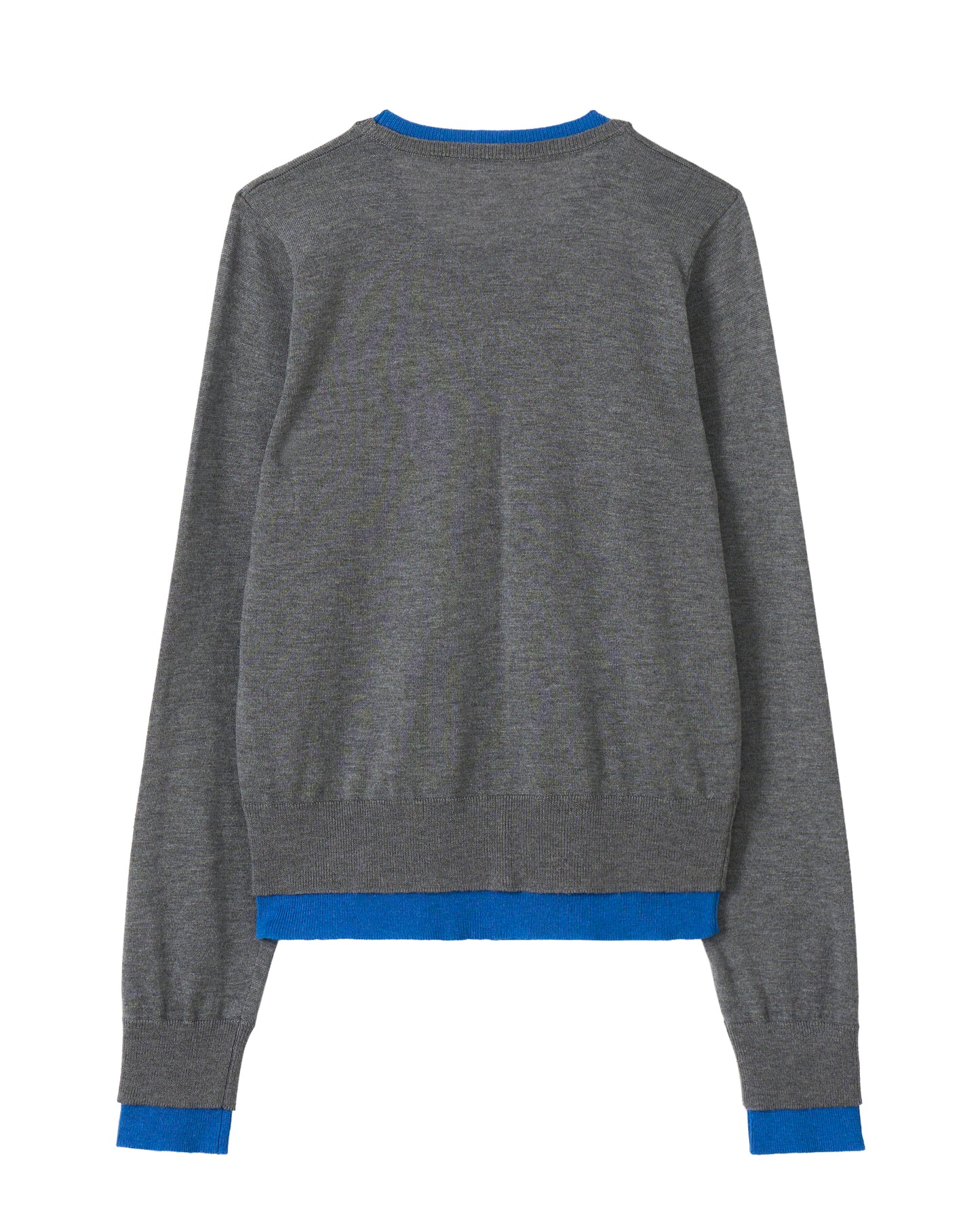 ラインカラーニット_Gray