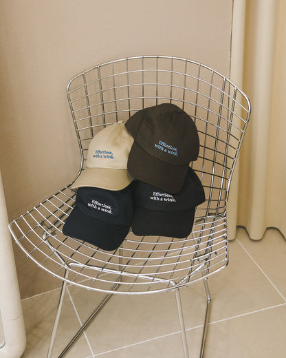【Ｉ’ｍ ｉｎ】メッセージキャップ_Beige