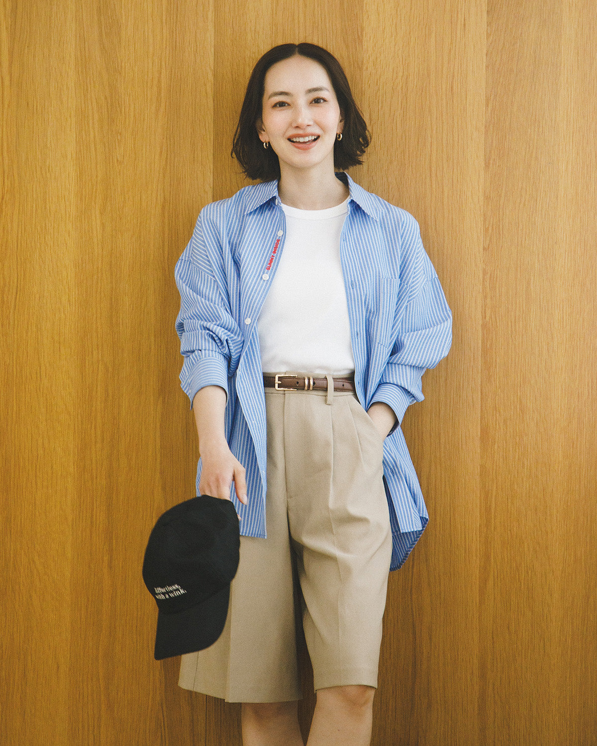 I'm in サニーニンサイドシャツ ブルーストライプ I'm in】サニーインサイドシャツ_Blue Stripe – I'm in