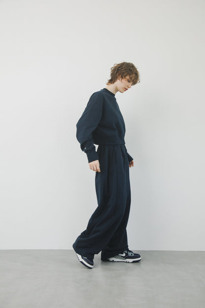 I'M IN ロゴスウェットトップス_Navy