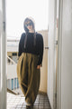 タックベルトパンツ_Khaki