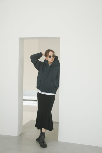 フーデッドジャケット_Navy