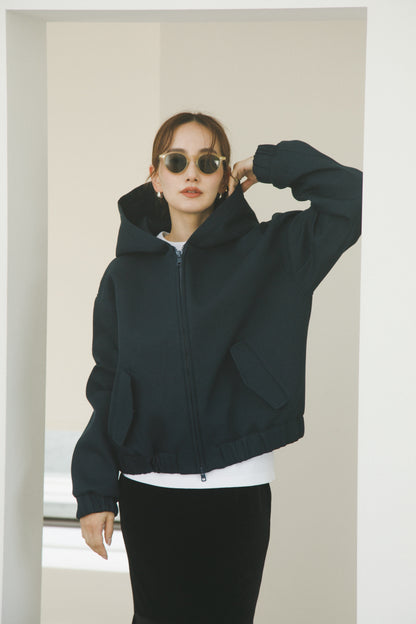フーデッドジャケット_Navy