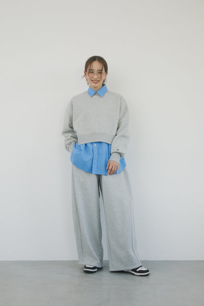 I'M IN ロゴスウェットトップス_Gray