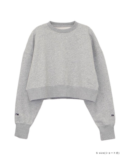 I'M IN ロゴスウェットトップス_Gray