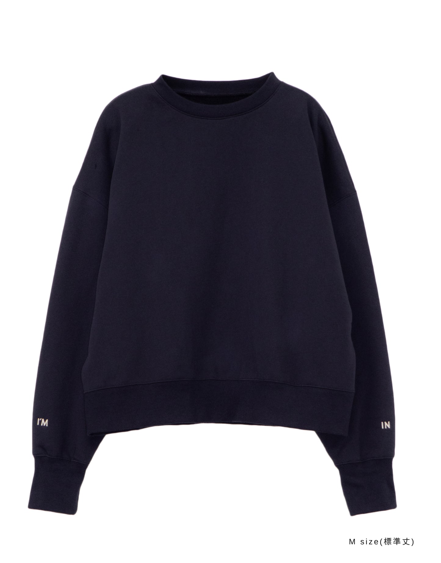 I'M IN ロゴスウェットトップス_Navy
