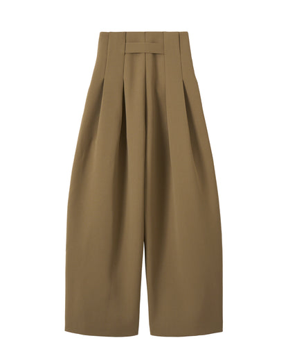タックベルトパンツ_Khaki