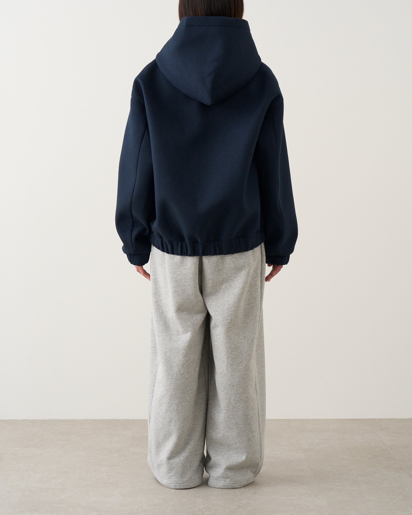 フーデッドジャケット_Navy