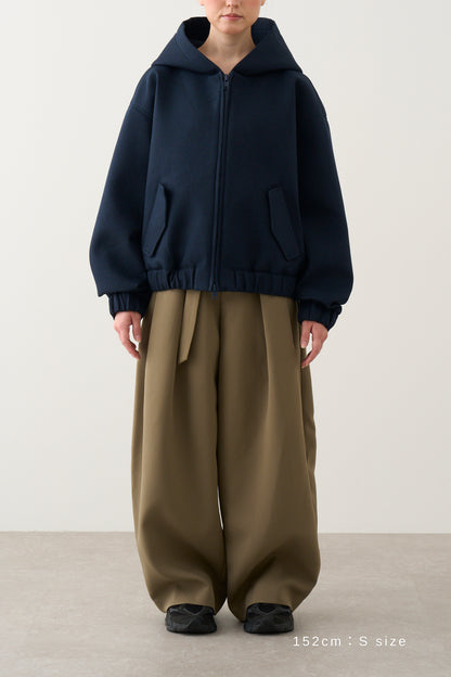 フーデッドジャケット_Navy