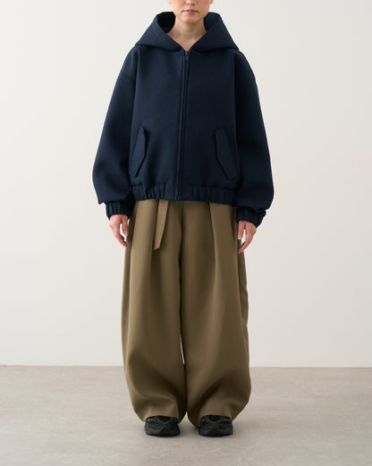 フーデッドジャケット_Navy