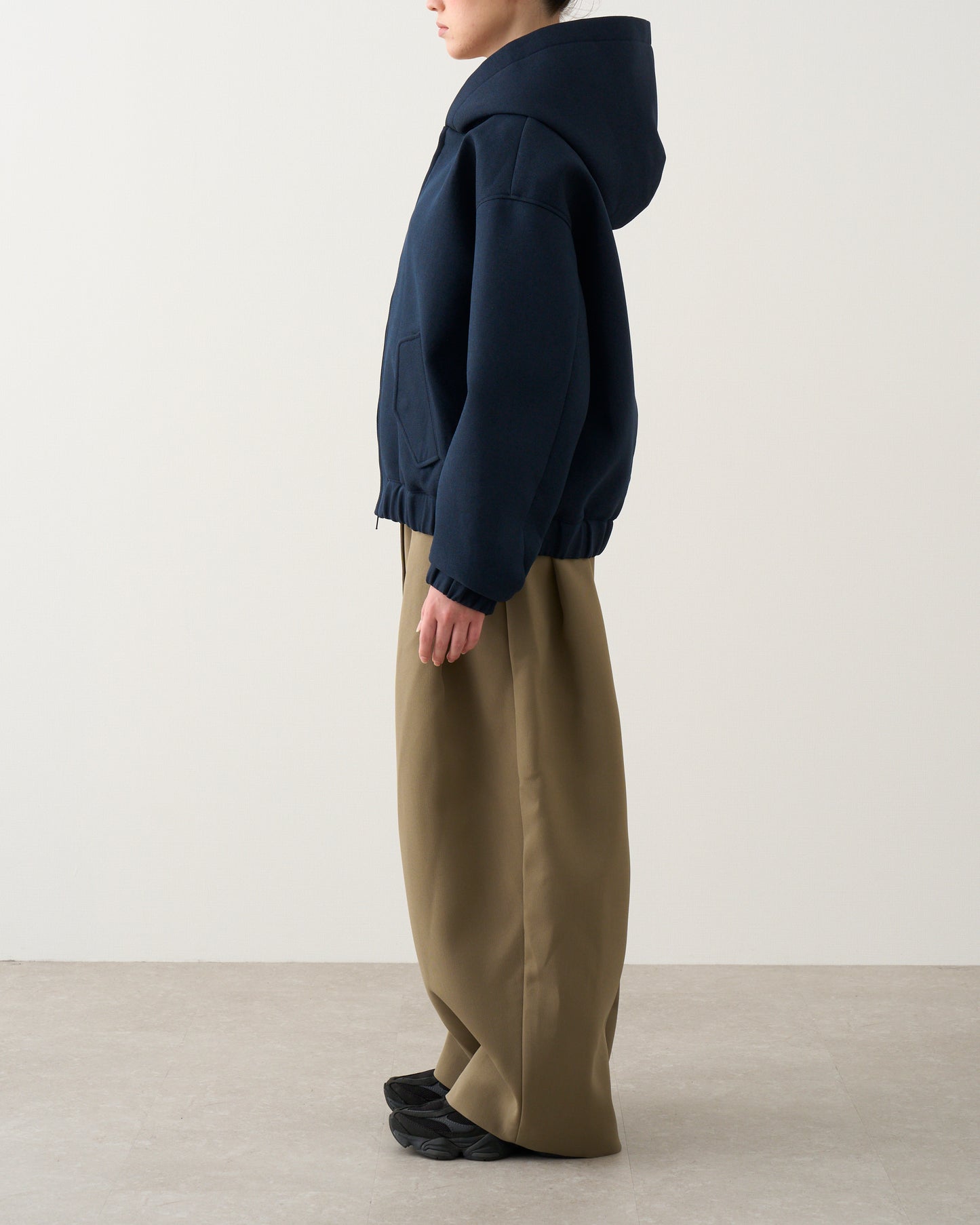 フーデッドジャケット_Navy