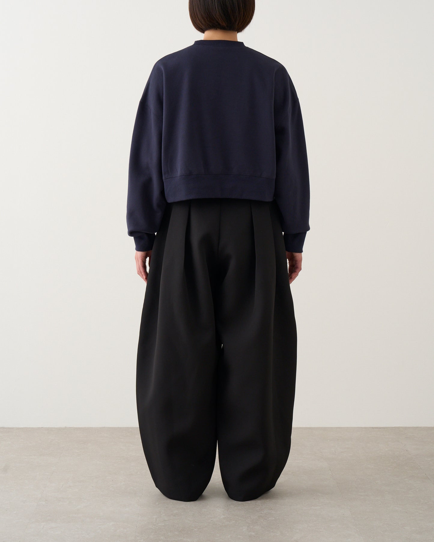 I'M IN ロゴスウェットトップス_Navy