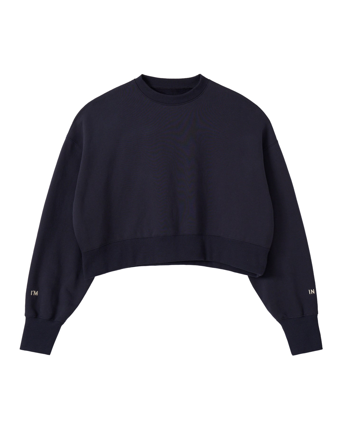 I'M IN ロゴスウェットトップス_Navy