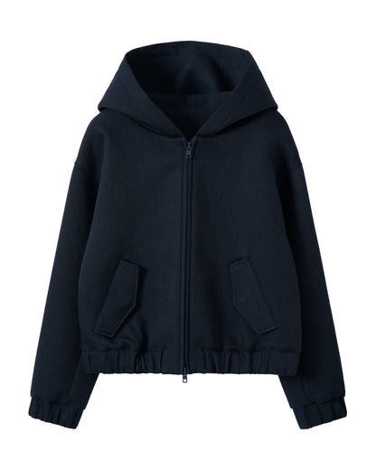 フーデッドジャケット_Navy