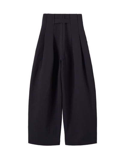 タックベルトパンツ_Navy